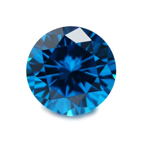 Runde Zirkonia-Steine, lose Zirkonia, synthetische Edelsteine für Ringanhänger, Schmuckherstellung, Tiefseeblau, 9,0 mm, 25 Stück, 3,25–10 mm Runde Zirkonia-Steine, lose Zirkonia, synthetische Edelsteine für Ringanhänger, Schmuckherstellung, Tiefseeblau, 9,0 mm, 25 Stück, 3,25–10 mm von Generic