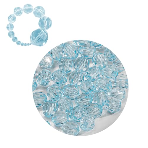 Runde facettierte Acrylperlen Abstandsperlen Bunte facettierte Kunststoffperlen mit Loch für DIY-Schmuckherstellung Armband Halskette Schlüsselanhänger Ohrringe Runde facettierte Acrylperlen Abstandsperlen Bunte facettierte Kunststoffperlen mit Loch für DIY-Schmuckherstellung Armband Halskette Schlüsselanhänger Ohrringe von Generic