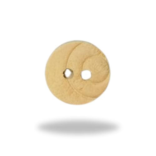 Runrise Holzknöpfe, natürlich, hellbraun, lang, gelocht, 2 Löcher, 5 Stück Runrise Holzknöpfe, natürlich, hellbraun, lang, gelocht, 2 Löcher, 5 Stück von Generic