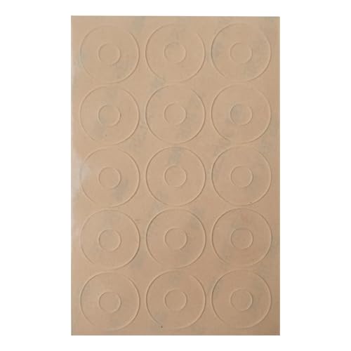 Rutschfeste Lineal-Griffe, Quilten – transparente Silikon-Pads für Vorlagen, selbstklebende Aufkleber, 30 Stück, sicher und haftend, Stützringe, Nähwerkzeuge, sicherer Halt, Schneiden, Bastelzubehör von Generic