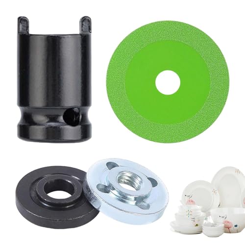 Sägeblatt-Set für Glasfliesen – Präzisions-Glasschneideblatt, Diamantscheibe | Fein-Sägeblätter, 4-teilig, für Glas- und Keramikschnitt Sägeblatt-Set für Glasfliesen – Präzisions-Glasschneideblatt, Diamantscheibe | Fein-Sägeblätter, 4-teilig, für Glas- und Keramikschnitt von Generic
