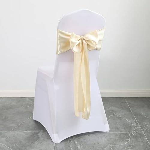 Salbeigrüne Satin-Stuhlschleifen für Hochzeit, Bankett, Party, Dekoration, 17 x 275 cm, 10/50 Stück Salbeigrüne Satin-Stuhlschleifen für Hochzeit, Bankett, Party, Dekoration, 17 x 275 cm, 10/50 Stück von Generic