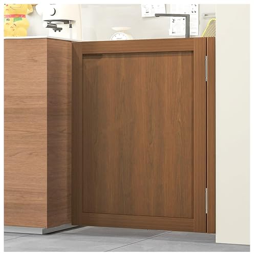 Saloon Tür Cafétür Stilvolle Schwingtür, Innentüre Im -Stil für, Trennwände und Bartüren, Western-Cowboytür Inklusive Scharnieren,Brown 2,40x80cm von Generic