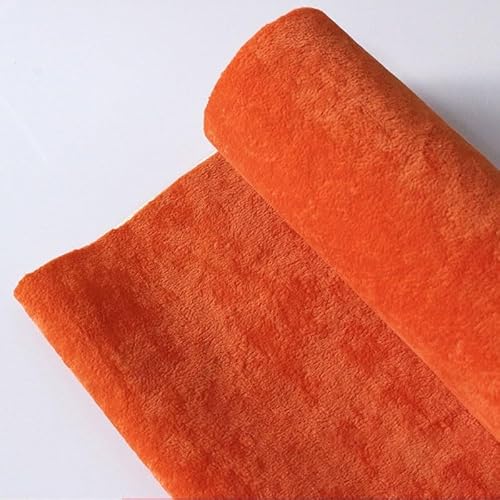 Samt Stoff Reparatur Aufkleber, selbstklebende Stoff Flicken, Reparatur Sofa, Handtasche, Autositz(Orange) von Generic