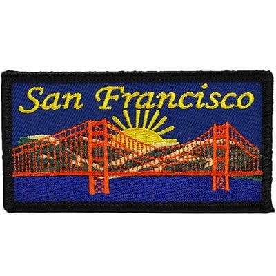 San Francisco Golden Gate Bridge Patch – zum Aufbügeln oder Aufnähen – California Travel Souvenir Sammlerstück Patch von Generic