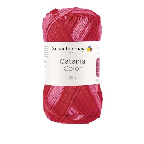 Schachenmayr (SMC) Catania Originals – 100% merzerisiertes Baumwollgarn, 50 g, 125 m (136 Yards) – Fine Sport #2 – weiches, strapazierfähiges Garn für Amigurumi, Stricken, Häkeln und Baby-Projekte (30 von Generic