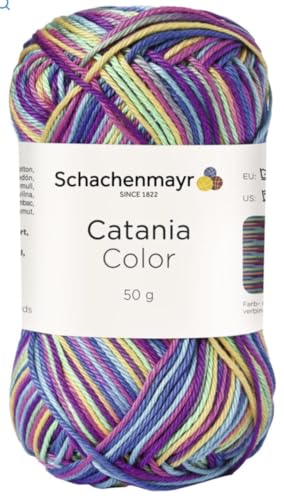 Schachenmayr (SMC) Catania Originals – 100% merzerisiertes Baumwollgarn, 50 g, 125 m (136 Yards) – Fine Sport #2 – weiches, strapazierfähiges Garn für Amigurumi, Stricken, Häkeln und Baby-Projekte (93 von Generic
