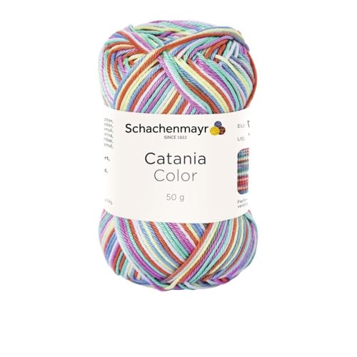 Schachenmayr (SMC) Catania Originals – 100% merzerisiertes Baumwollgarn, 50 g, 125 m (136 Yards) – Fine Sport #2 – weiches, strapazierfähiges Garn für Amigurumi, Stricken, Häkeln und Baby-Projekte von Generic