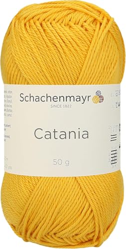 Schachenmayr (SMC) Catania Originals – 100% merzerisiertes Baumwollgarn, 50 g, 125 m (136 Yards) – Fine Sport #2 – weiches, strapazierfähiges Garn für Amigurumi, Stricken, Häkeln und Baby-Projekte von Generic