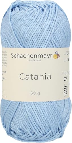 Schachenmayr (SMC) Catania Originals – 100% merzerisiertes Baumwollgarn, 50 g, 125 m (136 Yards) – Fine Sport #2 – weiches, strapazierfähiges Garn für Amigurumi, Stricken, Häkeln und Baby-Projekte von Generic
