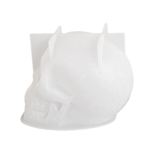 Schädel Silikonform Kit | Skelettharz Gießform | Langlebige 3D Silikonform für Epoxid-, Gips- und Wachsprojekte | Ideal für Halloween-Dekorationen, DIY Kunsthandwerk, Kerzen und gruselig Schädel Silikonform Kit | Skelettharz Gießform | Langlebige 3D Silikonform für Epoxid-, Gips- und Wachsprojekte | Ideal für Halloween-Dekorationen, DIY Kunsthandwerk, Kerzen und gruselig von Generic