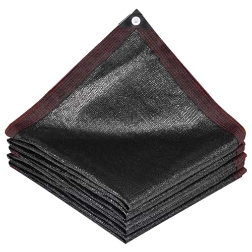 Schattennetze, Schattiernetz mit ösen Rechteckig Schattiernetz Sonnenschutz Netz Schwarze, Anti UV Windschutznetz, für Pergola Garten Balkon Gewächshaus Hühnerstall(2x3.0m/6.6x9.9f) von Generic