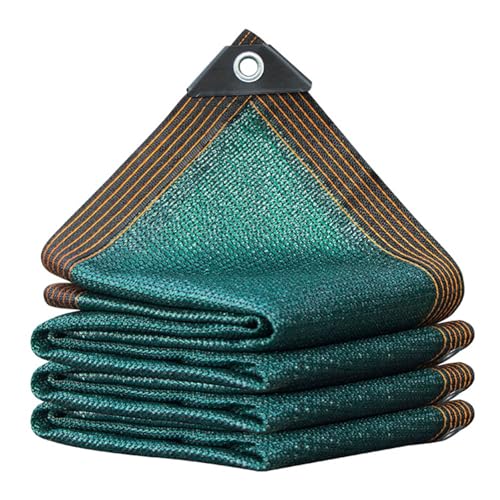 Schattiernetz Dunkelgrün Sichtschutz Schattenstoff Abdeckung Vorzelt Netz 90% Sonnensegel Windschutznetz für Pool Außen Pergola Zaun 3x5 1x4 1x6 3x5 2x2 3x4 6x6 8x8.m(2x2.5（m）) von Generic