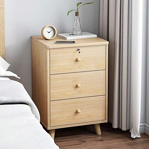 Schlafzimmer Nachttisch Aufbewahrungsschrank Holz Beistelltisch Nachttisch Konsolentisch Kommode Schrank mit 3 Schubladen für Wohnzimmer Schlafzimmer Nachttisch Aufbewahrungsschrank Holz Beistelltisch Nachttisch Konsolentisch Kommode Schrank mit 3 Schubladen für Wohnzimmer von Generic