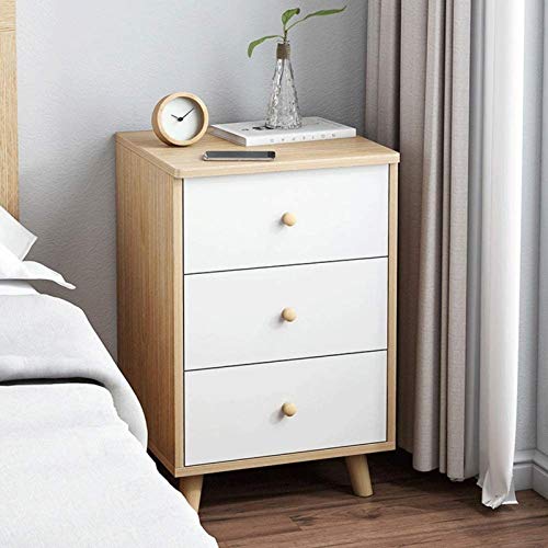 Schlafzimmer Nachttisch Aufbewahrungsschrank Holz Beistelltisch Nachttisch Konsolentisch Kommode Schrank mit 3 Schubladen für Wohnzimmer Schlafzimmer Nachttisch Aufbewahrungsschrank Holz Beistelltisch Nachttisch Konsolentisch Kommode Schrank mit 3 Schubladen für Wohnzimmer von Generic