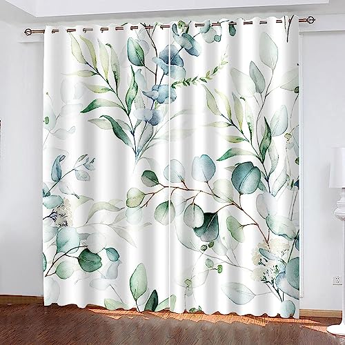 Schlafzimmer Vorhang Weiße Pflanze Frische Blätter 3D Digitaldruck Waschmaschinenfest Opaque Kälte Und Wärmeisolierun Kinderzimmer Wohnzimmer Esszimmer Verdunkelungsvorhang 2 X 280 X 250 cm -9E7U+I2C Schlafzimmer Vorhang Weiße Pflanze Frische Blätter 3D Digitaldruck Waschmaschinenfest Opaque Kälte Und Wärmeisolierun Kinderzimmer Wohnzimmer Esszimmer Verdunkelungsvorhang 2 X 280 X 250 cm -9E7U+I2C von Generic