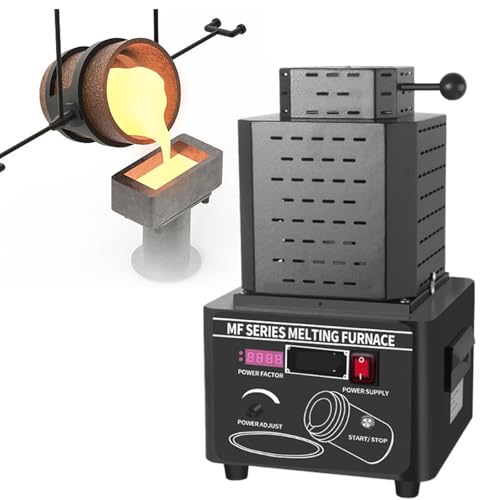 Schmelzofen, Metallguss-Kit, 5 kW, Goldschmelzofen 2912F, schnelles Schmelzen von Silber, Kupfer, Eisen, Aluminium, Zinn, elektromagnetisch, mit Graphittiegel, sicheres Design, breite Anwend Schmelzofen, Metallguss-Kit, 5 kW, Goldschmelzofen 2912F, schnelles Schmelzen von Silber, Kupfer, Eisen, Aluminium, Zinn, elektromagnetisch, mit Graphittiegel, sicheres Design, breite Anwend von Generic