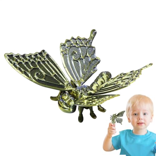 Schmetterling Tischdekoration,Schmetterling Schreibtisch Ornament | 3D-gedruckte gemeinsame bewegliche Tierdekoration,Desktop-Ornament, Flexibles Spielzeug für Schlafzimmer, Wohnzimmerdekoration von Generic
