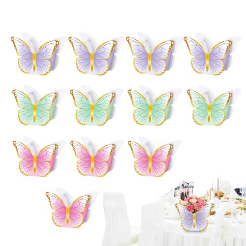 Schmetterlings-Konfetti – Schmetterlings-Aufkleber-Set, Schmetterlings-Dekorationen für Babyparty | 12-teiliges Schmetterlings-Partydekorations-Set, Schmetterlings-Partyzubehör, 12-teiliges Set Schmetterlings-Konfetti – Schmetterlings-Aufkleber-Set, Schmetterlings-Dekorationen für Babyparty | 12-teiliges Schmetterlings-Partydekorations-Set, Schmetterlings-Partyzubehör, 12-teiliges Set von Generic