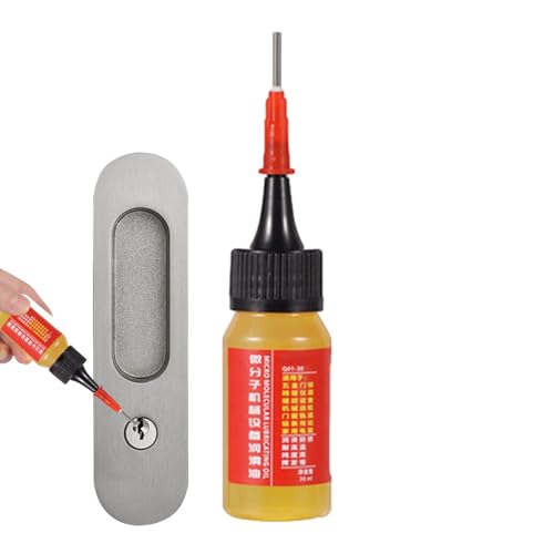Schmiermittel für Schlösser | Langzeitfett für Türscharniere | Schmiermittel für Schiebetüren 30 ml, mechanisches Fett zur Reparatur von Schlösser, Motorrädern und Nähmaschinen Schmiermittel für Schlösser | Langzeitfett für Türscharniere | Schmiermittel für Schiebetüren 30 ml, mechanisches Fett zur Reparatur von Schlösser, Motorrädern und Nähmaschinen von Generic