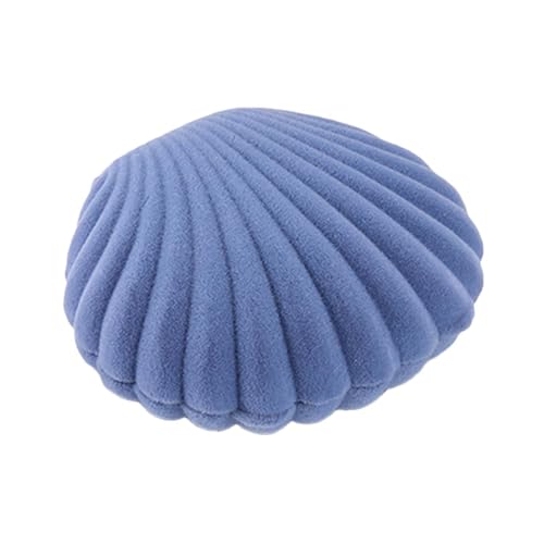 Schmuck-Geschenkbox - Aufbewahrungsbox Für Ohrringe, Muschelförmige Schmuckschatulle | Kleine Verlobungsring-Box, Samt Muschel-Schmuckkästchen, Handgefertigter Schmuck-Display-Organizer Für Halsketten Schmuck-Geschenkbox - Aufbewahrungsbox Für Ohrringe, Muschelförmige Schmuckschatulle | Kleine Verlobungsring-Box, Samt Muschel-Schmuckkästchen, Handgefertigter Schmuck-Display-Organizer Für Halsketten von Generic