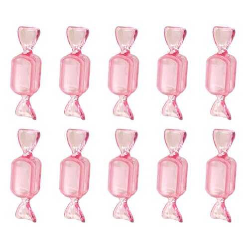 Schmuck-Organizer, Aufbewahrungsbox für Ohrringe, transparente Schmuckschatulle in Bonbonform, Schmuckbehälter, 10 Stück – tragbare Süßigkeitenbox, Aufbewahrungsbehälter für Perlen Schmuck-Organizer, Aufbewahrungsbox für Ohrringe, transparente Schmuckschatulle in Bonbonform, Schmuckbehälter, 10 Stück – tragbare Süßigkeitenbox, Aufbewahrungsbehälter für Perlen von Generic