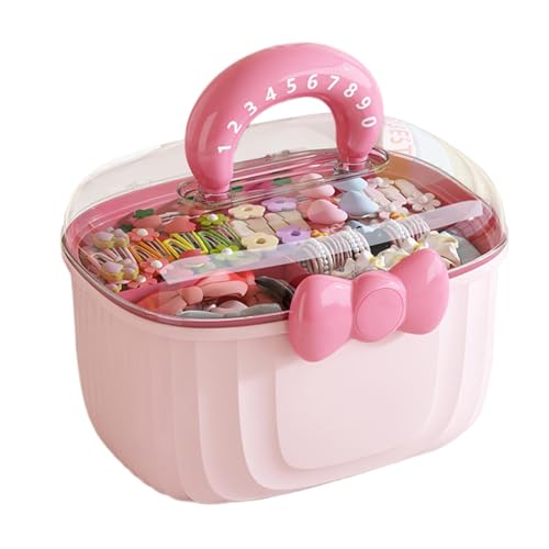Schmuckaufbewahrungsbox, 2-lagige Schmuckschatulle, Schmuck-Organizer | Transparentes Schmuckaufbewahrungsetui mit bequemem Griff, verbesserte Organisation für Frauen und Mädchen Schmuckaufbewahrungsbox, 2-lagige Schmuckschatulle, Schmuck-Organizer | Transparentes Schmuckaufbewahrungsetui mit bequemem Griff, verbesserte Organisation für Frauen und Mädchen von Generic