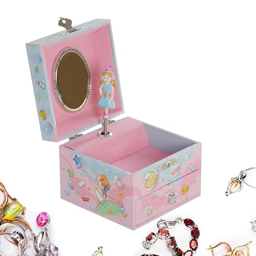 Schmuckkästchen für kleine Mädchen, Kinder-Schmuckschatulle mit Schublade | Holz-Ballerina-Spieluhr für Mädchen, Kinder, Weihnachten, Erntedankfest Schmuckkästchen für kleine Mädchen, Kinder-Schmuckschatulle mit Schublade | Holz-Ballerina-Spieluhr für Mädchen, Kinder, Weihnachten, Erntedankfest von Generic