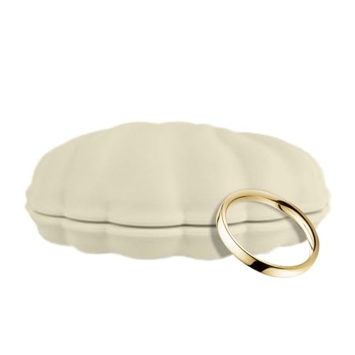 Schmuckschatulle aus Muschel, Schmuckbox aus Muschel, Organizer für Ohrringe, aus Silikon, Aufbewahrungskoffer für Schmuck, Schmuck, Schmuck, Schmuck, kleiner Behälter von Generic