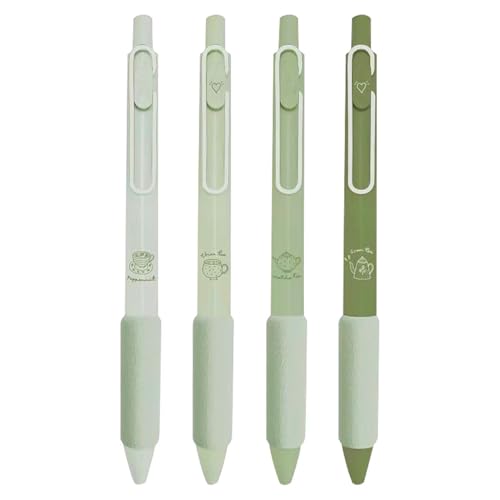 Schnellkugelschreiber, 4 Stück, niedliche kontinuierliche Tinte, drehbare Führung von ST, schnell trocknende Kugelschreiber, mattes Aussehen von Generic