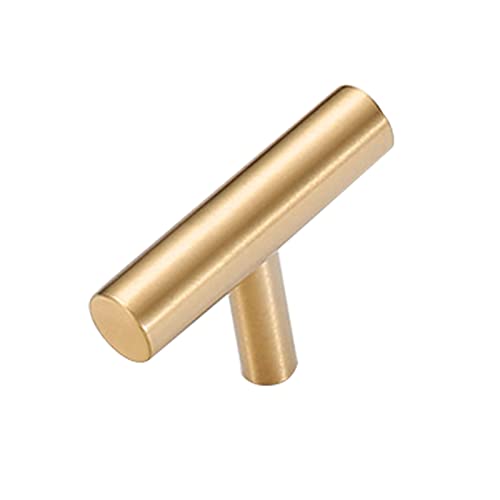 Schrank Schublade Türgriff, Schrankgriff Schubladenknöpfe Gold, Schrankgriffe Messing Kleiderschrankgriff Türhebel Möbelgriff aus reinem Kupfer von Generic