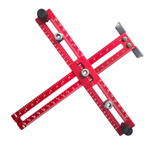 Schrankbeschlag-Vorrichtung, verstellbare Griffschablone, Werkzeug, Stanz-Lokalisierer, Bohrführung, Aluminiumlegierung für Holzbearbeitungsprojekte Schrankbeschlag-Vorrichtung, verstellbare Griffschablone, Werkzeug, Stanz-Lokalisierer, Bohrführung, Aluminiumlegierung für Holzbearbeitungsprojekte von Generic