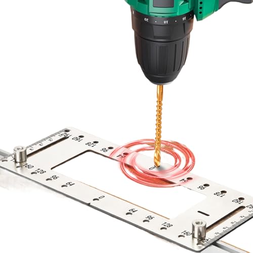 Schrankentfernungsschablone – Stanzschablone für Metall-Hardware, Schrankschablone, praktische Schablone für Bohrlöcher, Installation zum Entfernen von Generic