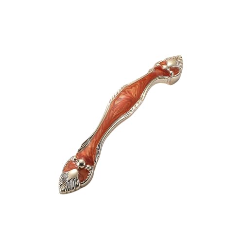 Schrankgriffe Zinklegierung Rot Bernstein Küchenschrank Zieht Schubladenknopf Tür Möbelgriff Hardware 373 96 von Generic