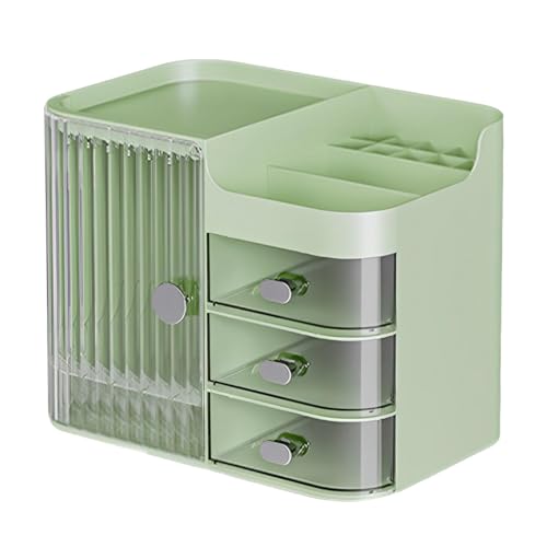 Schreibtisch Kosmetik-Organisator - Kosmetikbox für Schreibtisch mit großer Kapazität | Standalone-Spiegel Magnetverschluss Make-up Veranstalter für Mascara, grün, Consulte la descripción, Siehe Schreibtisch Kosmetik-Organisator - Kosmetikbox für Schreibtisch mit großer Kapazität | Standalone-Spiegel Magnetverschluss Make-up Veranstalter für Mascara, grün, Consulte la descripción, Siehe von Generic