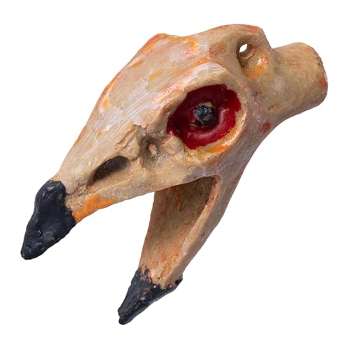 Schreien Pfeife | Scary Crow Skull Form Anhänger - kleines lautes schreiendes Whistle -Spielzeug, tragbarer Geräuschhersteller für Escape Room Game Schreien Pfeife | Scary Crow Skull Form Anhänger - kleines lautes schreiendes Whistle -Spielzeug, tragbarer Geräuschhersteller für Escape Room Game von Generic