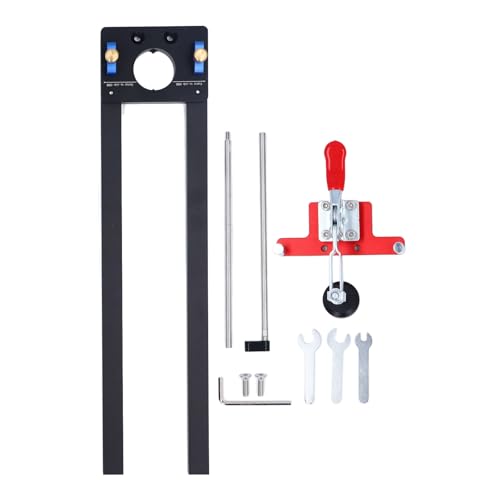 Schubladenpunch -Locator Aluminiumlegierung einstellbarer Schrankbohrungspositionierer Jig -Jig -Tool für Holzbearbeitungsprojekte Schrankschubladeninstallation Schubladenpunch -Locator Aluminiumlegierung einstellbarer Schrankbohrungspositionierer Jig -Jig -Tool für Holzbearbeitungsprojekte Schrankschubladeninstallation von Generic