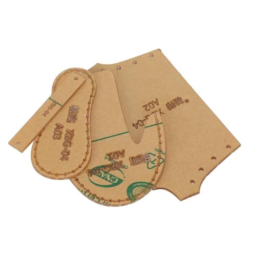 Schuhschablonen – transparente Acryl-Nähschablone | Leder-Brieftaschen-Schablonen-Set für Bastelarbeiten, Quilten, Nähwerkzeug, 4 Stück von Generic