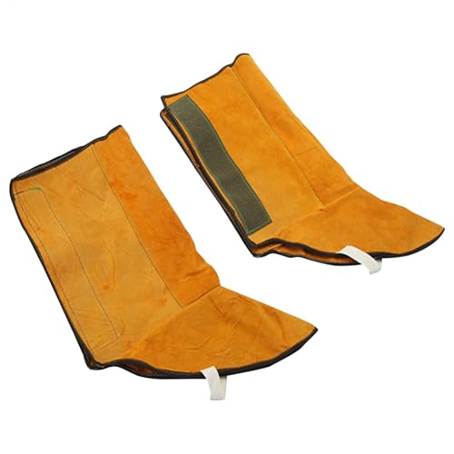 Schutzabdeckung für Schweißstiefel – Schweißfußschutz, Schweißgamaschen aus Leder | Sicherheitsschuhe für Schweißer, thermische Abrieb, erweiterte Anwendung Schutzabdeckung für Schweißstiefel – Schweißfußschutz, Schweißgamaschen aus Leder | Sicherheitsschuhe für Schweißer, thermische Abrieb, erweiterte Anwendung von Generic