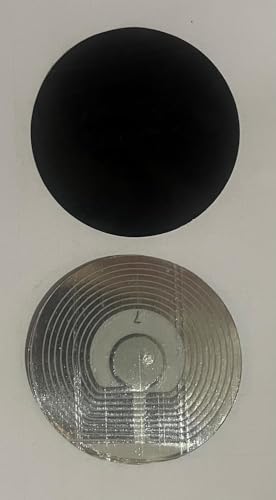 Anti-Tick-Etikett rund 4 cm schwarz deaktivierbar 8,2 Mhz 900 Stück von Generic
