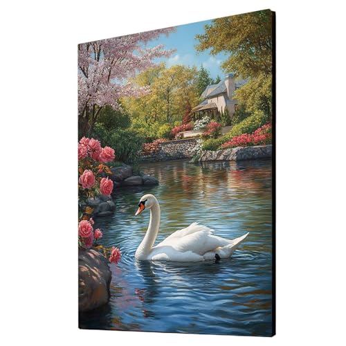 Schwan Malen Nach Zahlen Erwachsene Tier Malen Nach Zahlen 135 x 100CM DIY Basteln Erwachsene Klarheit Farbe Leinwan Bilder mit Acrylfarben Set 3 Typen Pinsel für Deko Wohnzimmer Geschenke 2YH-2980 Schwan Malen Nach Zahlen Erwachsene Tier Malen Nach Zahlen 135 x 100CM DIY Basteln Erwachsene Klarheit Farbe Leinwan Bilder mit Acrylfarben Set 3 Typen Pinsel für Deko Wohnzimmer Geschenke 2YH-2980 von Generic