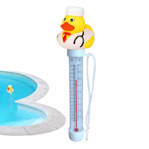 Schwimmendes Poolthermometer – Schwimmthermometer aus Gummi | Schwimmthermometer für Pool | Präzisionsmess-Thermometer für den Innen- und Außenbereich für Wasserpark, Raum Schwimmendes Poolthermometer – Schwimmthermometer aus Gummi | Schwimmthermometer für Pool | Präzisionsmess-Thermometer für den Innen- und Außenbereich für Wasserpark, Raum von Generic