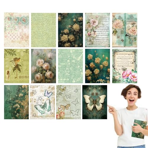 Scrapbook-Papier, Scrapbook-Kits Erwachsene - 3D Schmetterling Tagebuch Dekoration,Ästhetisches Scrapbooking-Journaling, Scrapbooking, Kunsthandwerk, Tagebücher Und Kunstbedarf von Generic