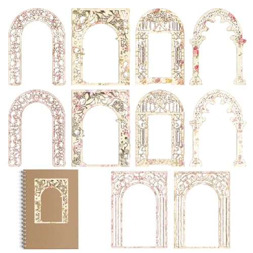 Scrapbooking Spitzenaufkleber - Stilvolle dekorative Bilderrahmen zum Basteln | Dekorative Bilderrahmen aus Papierspitze, Bilderrahmen für Albumrandungen, Stanzrahmen in Sti Scrapbooking Spitzenaufkleber - Stilvolle dekorative Bilderrahmen zum Basteln | Dekorative Bilderrahmen aus Papierspitze, Bilderrahmen für Albumrandungen, Stanzrahmen in Sti von Generic