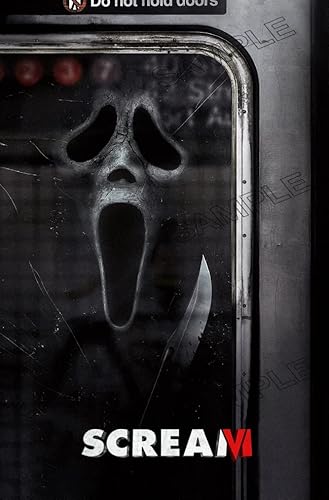 Scream 6 Poster Horrorfilm Wandbild A4 von Generic