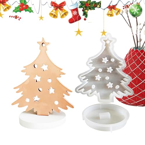 Seifenformen für Weihnachtsbaum – Silikonformen für Weihnachtsbaum, Silikonformen aus Epoxidharz, Form für Weihnachtsbaumkerzen mit einfacher Entnahme, zum Herstellen von Bou Seifenformen für Weihnachtsbaum – Silikonformen für Weihnachtsbaum, Silikonformen aus Epoxidharz, Form für Weihnachtsbaumkerzen mit einfacher Entnahme, zum Herstellen von Bou von Generic