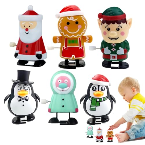 Seilspielzeug für Weihnachten, 6 x Weihnachtsspielzeug für Kinder, Cartoon-Motiv, bunte Uhr, Tischdekoration, Weihnachtsstrumpf, gefüllt für Kinder Seilspielzeug für Weihnachten, 6 x Weihnachtsspielzeug für Kinder, Cartoon-Motiv, bunte Uhr, Tischdekoration, Weihnachtsstrumpf, gefüllt für Kinder von Generic