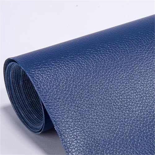 Selbstklebender PVC-Reparaturflicken mit Quermaserung for Leder – Wasserdichtes synthetisches Vinylband for Sofa, Autositz, Couch, Möbel und Tasche – Zuschneidbares DIY-Reparaturset(Royal blue,15.7*11 von Generic