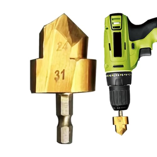 Senkbohrer, Senkbohrer für Metall, Kegelbohrer für Senker, Werkzeug für Rohrreibahle, Schnellwechselbohrer, PVC-Verbindungsstück, Reibahlenbohrer p Senkbohrer, Senkbohrer für Metall, Kegelbohrer für Senker, Werkzeug für Rohrreibahle, Schnellwechselbohrer, PVC-Verbindungsstück, Reibahlenbohrer p von Generic