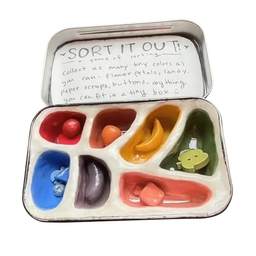 Sensorische Sortierbox - Kompaktes Beruhigungsspielzeugset, handgefertigte Entspannungshilfe | Leichtes Organisationsinstrument für Reisebressregenerate Erwachsene, die mit der Fokusarbeit kämpfen Sensorische Sortierbox - Kompaktes Beruhigungsspielzeugset, handgefertigte Entspannungshilfe | Leichtes Organisationsinstrument für Reisebressregenerate Erwachsene, die mit der Fokusarbeit kämpfen von Generic